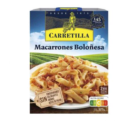 MACARRONES CARRETILLA BOLOÑESA 325GR
