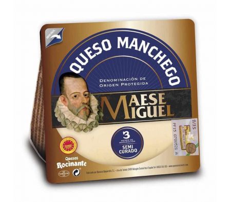 QUESO MANCHEGO MAESE MIGUEL SEMICURADO 150 GR.