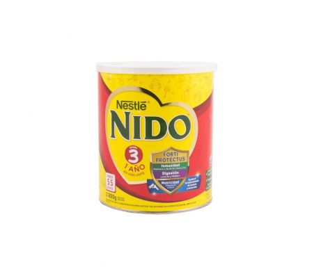 LECHE EN POLVO NIDO 3 LATA  LITROGRAFIADA 800GR