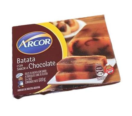 ARCOR DULCE DE BATATA C/CHOCOLATE