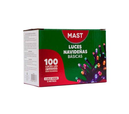 LUZ NAVIDEÑA LED MULTICOLOR 5 MTS