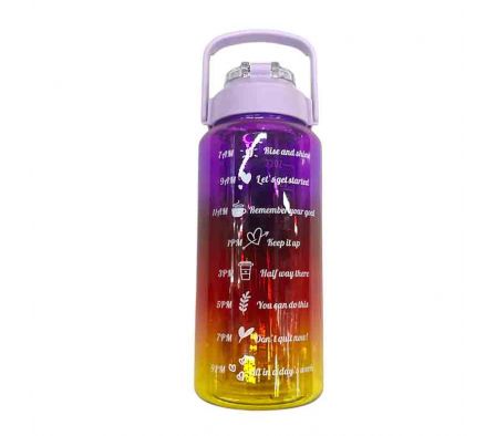 SET BOTELLA P/AGUA 3PCS 2+0,9+0,3L PLAST REF