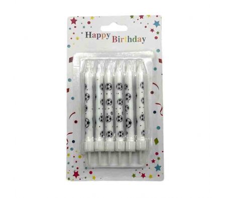 VELA P/CUMPLEAÑOS 6PCS 7,5CM E/BLISTER REF 7219-13
