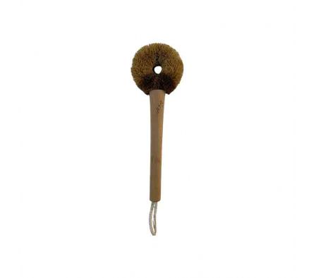 ESPONJA D/BAÑO C/MANGO D/MADERA 27X9CM REF 35639-1