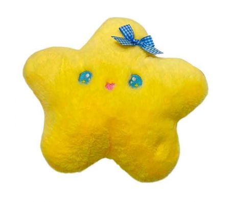 PELUCHE C/DISEÑO ESTRELLA 23CM REF 0650-40