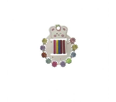 PINZA MARIPOSA +GOMA P/CABELLO 1,9CM REF 3648-14