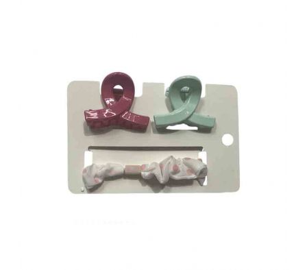PINZA MARIPOSA +GOMA P/CABELLO 4CM REF 3648-17