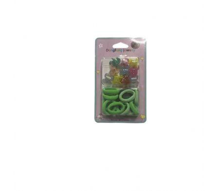 KIT PINZA +GOMA P/CABELLO 10PCS 1CM REF 3648-33