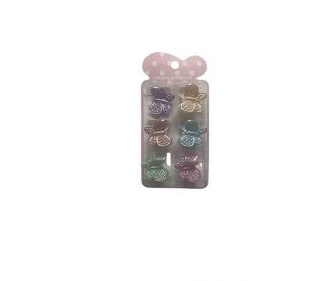 PINZA MARIPOSA P/CABELLO 6PCS 2,5CM REF 3648-42 