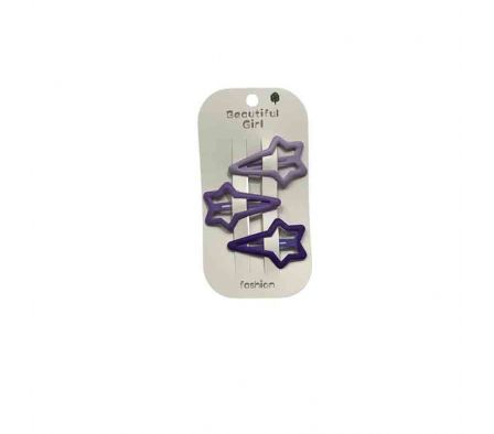 HEBILLA P/CABELLO DI/ESTRELLA 3PCS 6CM REF 3655-A-