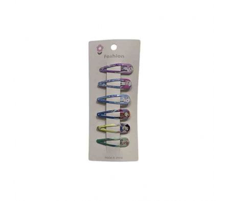HEBILLA P/CABELLO DI/PRINCESAS 6PCS 5CM REF 3655-A