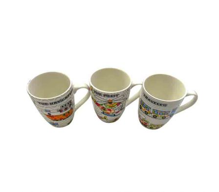 TAZA DI/ESTAMP. 8X10,5ML CERAMICO REF 6724-5