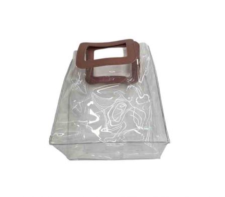 BOLSA D/REGALO TRANSPARENTE 26X22X12CM REF 10793-1