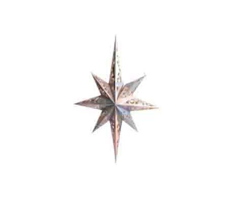 ESTRELLA NAVIDEÑA D/CARTON  60CM REF AW-114