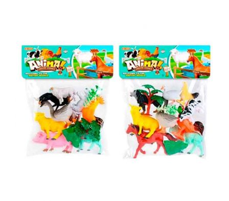 SET ANIMALES GRANJA 23,5X33X4CM E/BOLSA REF 6220