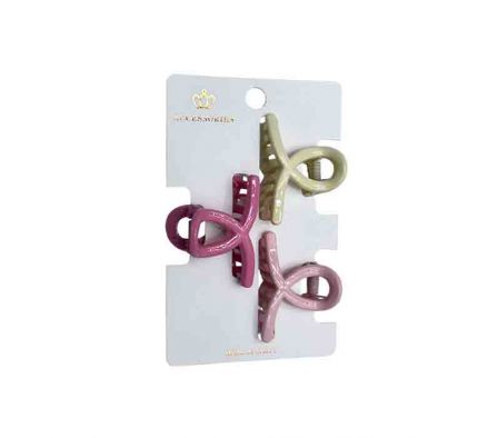 PINZA MARIPOSA P/CABELLO 3PCS 4CM REF 3617-10