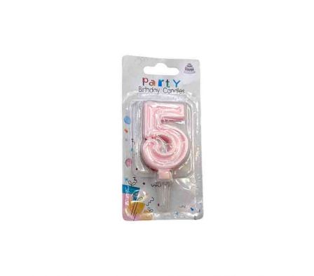 VELA D/CUMPLEAÑO DI/NUMEROS 8,5CM REF 1733-79
