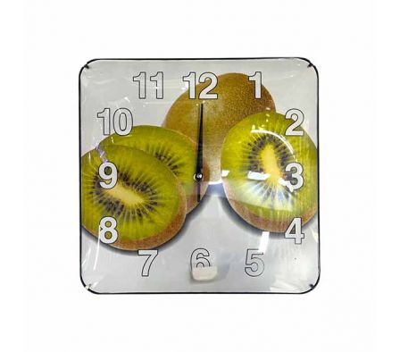 RELOJ D/PARED KIWI 30X30CM REF 18357-17