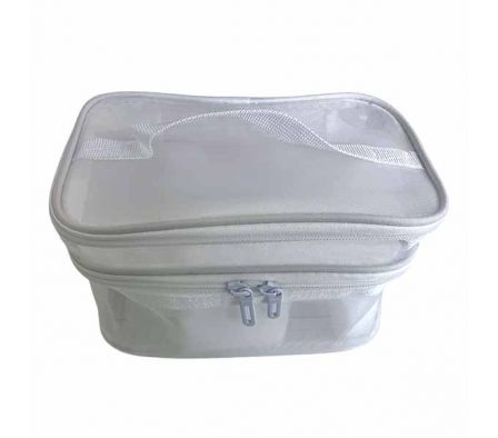 BOLSO P/MAQUILLAJE 20,5X12,5X1CM PLAST REF 10954A-