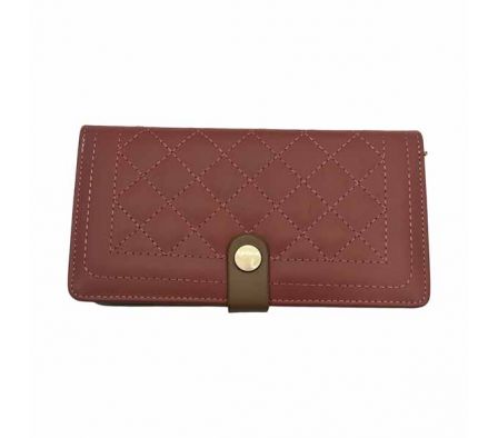 BILLETERA P/DAMA 19X10X4,5CM CUERINA REF 11004-3