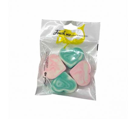 ESPONJA P/MAQUILLAJE 4PCS 10X10CM REF 26019-75
