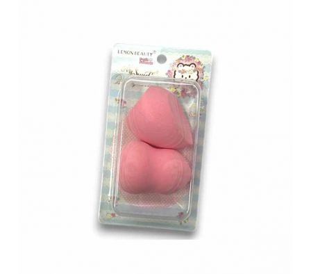 ESPONJA P/MAQUILLAJE E/BLISTER 2PC 8.2X15CM REF 26