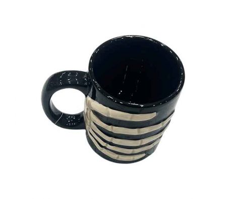 TAZA DI/MANO D/ESQUELETO 8,5X10CM CERAMIC REF 6625