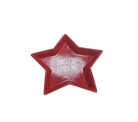 PLATO CERAMICA DI/ESTRELLAS 26.5X26.5CM REF 66259-