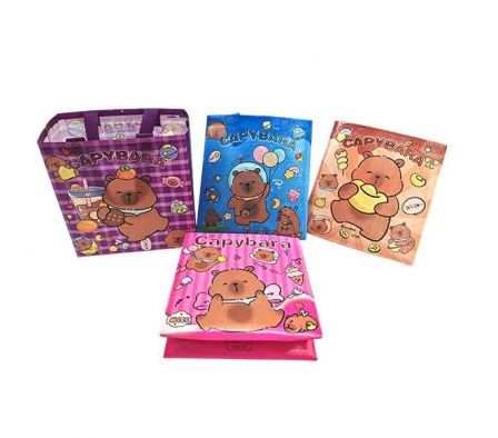 BOLSA REGALO CABIBARA 23X22X11CM PLAST REF B3-6886