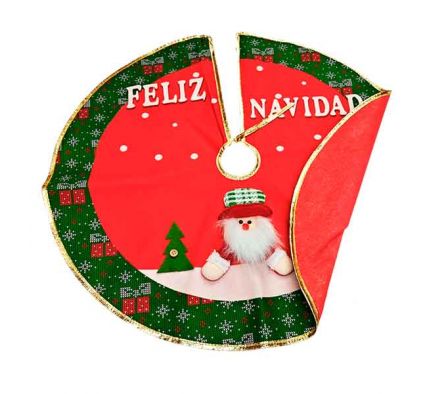 BASE P/ARBOL C/APLIQUE 60CM TNT REF 9179-8