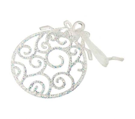 ADORNO NAV GLOBO PLANO 10CM ACRILICO REF B1-008-10