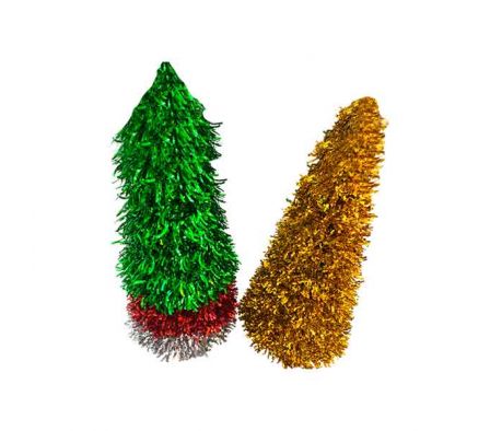 ARBOL NAV D/BOA METALIZADA 48CM REF 9180-11