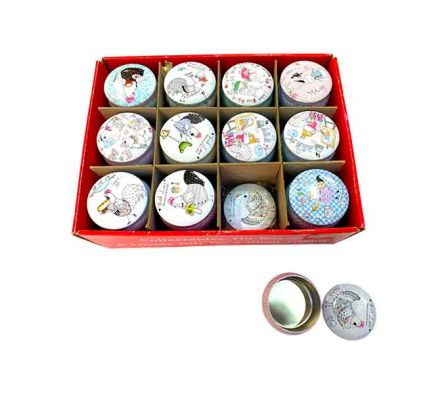 POTE C/DISEÑO GALLO 6X5,5CM METAL REF 9412-60