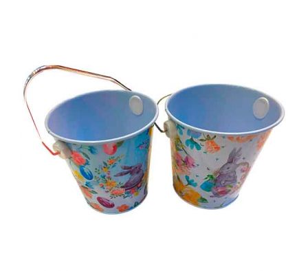 CUBETA ESTAMP PASCUAS 7,2X8,2X6CM METAL REF 9412-8