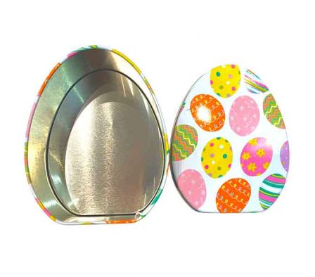 POTE DI/HUEVO PASCUA ESTAMP  9,5X11,5X4,5 METAL RE