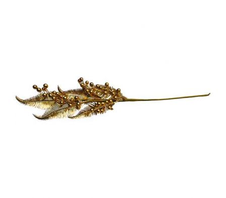 RAMA DECORATIVA NAV DORADA C/BOLAS 67CM REF 00432-