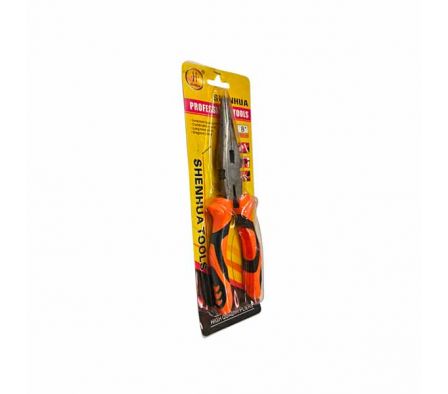 PINZA PUNTA PLANA E/BLISTER 6'' REF 14539-30