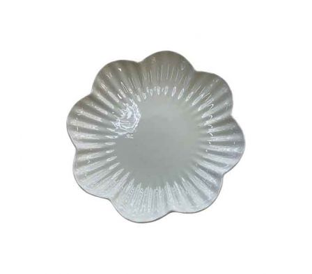 BANDEJA DECORATIVA FLOR C/RELIEVE 9 CERAMIC REF