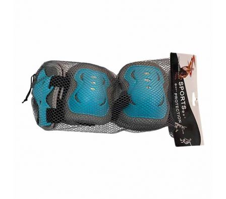 KIT CODERA RODILLERA 6PCS MASCULINO E/RED REF 2549