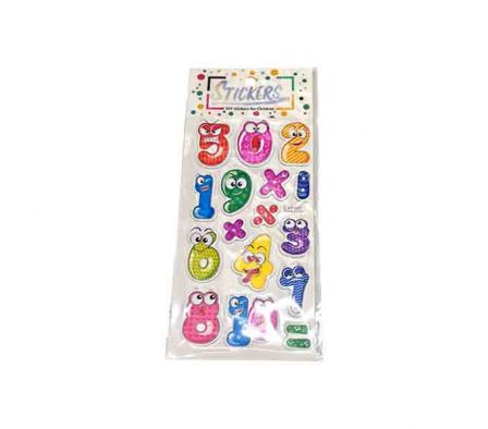 STICKER D/ NUMERO 25X15CM REF 22701-24