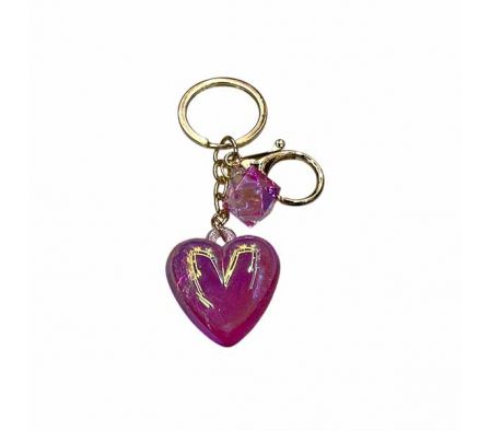 LLAVERO CORAZON C/DIJE 3,5CM REF 2270-19