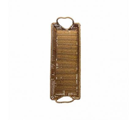 CESTO MANGO CORAZON 39X14,5X4,5CM MIMBRE REF 0824-