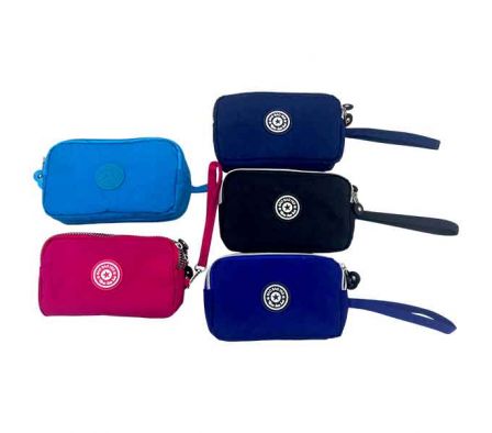 BILLETERA P/DAMA LISO 17X10CM NYLON REF 11004-37