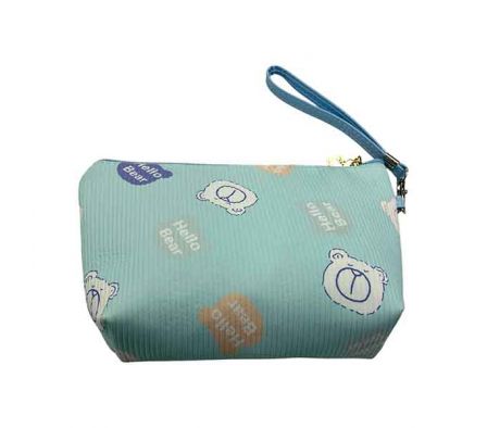 BOLSO P/MAQUILLAJE ESTAP OSITOS 23X14X7CM TELA REF