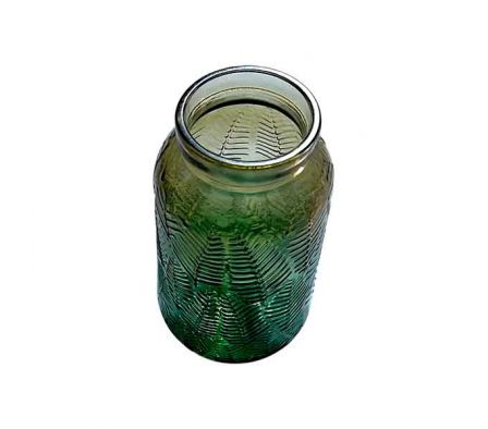 FLORERO TARRO VERDE DEGRADE VIDRIO REF 66254-234