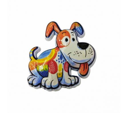 IMAN P/HELADERA PERRO D/COLORES 7CM REF 7650-13