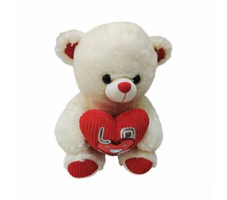 PELUCHE OSITO C/CORAZON 15CM REF 0750-8