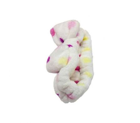 VINCHA P/MAQUILLAJE C/MOTAS/MOÑO 17X5CM REF 26019-