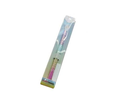 BROCHA P/MAQUILLAJE MANGO COLORES 17CM E/CAJA REF 