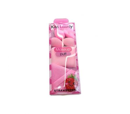 SET ESPONJA P/MAQUILLAJE 6PCS 15X5CM E/CAJA PVC RE